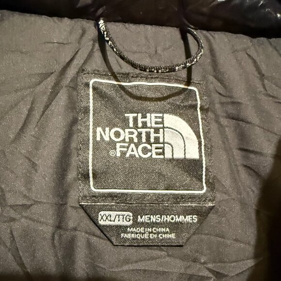 North Face Red Black Men's Retro Nuptse 700 Down Filled Vest Size 2XL Vintage - Picture 3 of 15